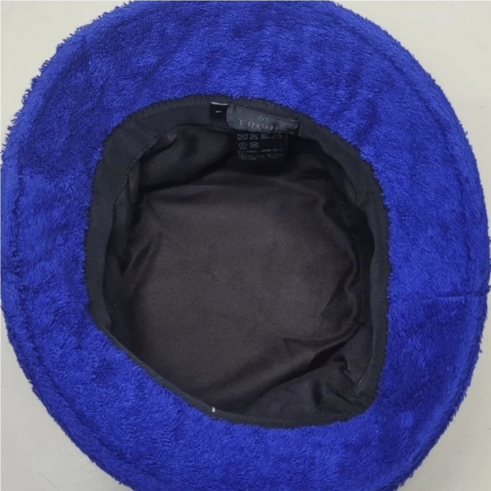 Chanel Bucket Hat Blue Authentic Collection Size Large - Picture 4 of 7